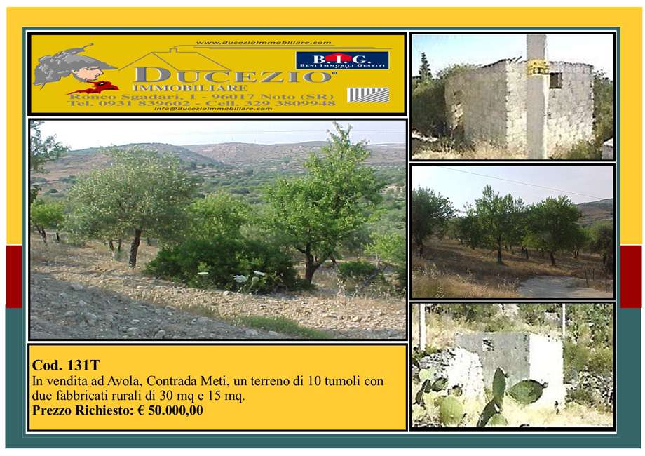 Vendita Terreno Avola #131T n.1