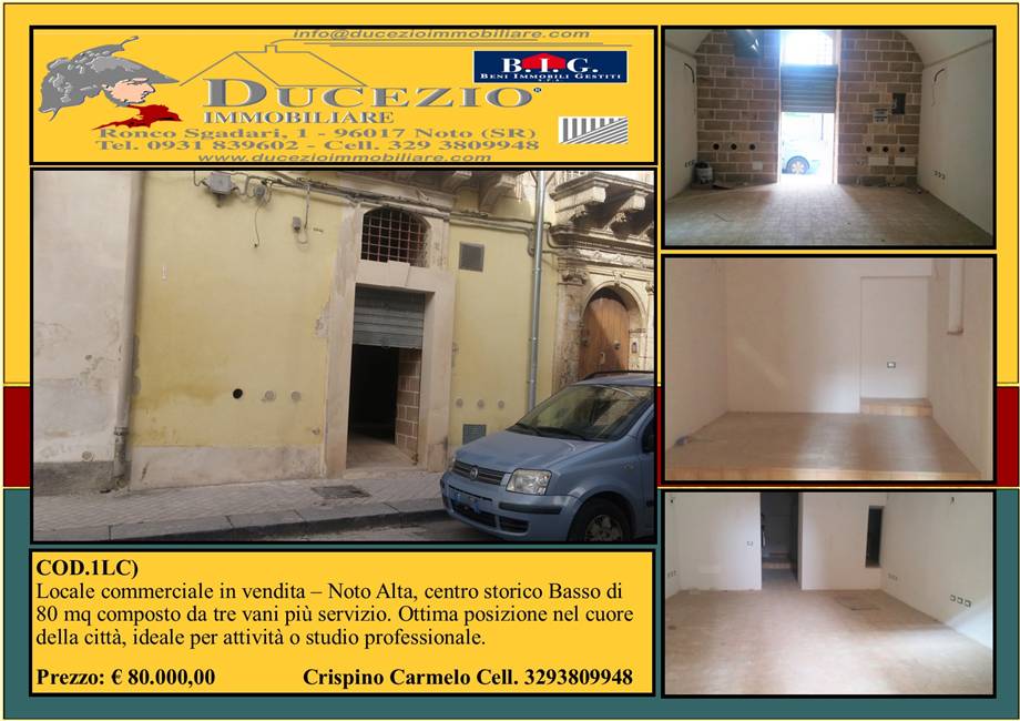 For sale Business premises Noto #1LC n.1