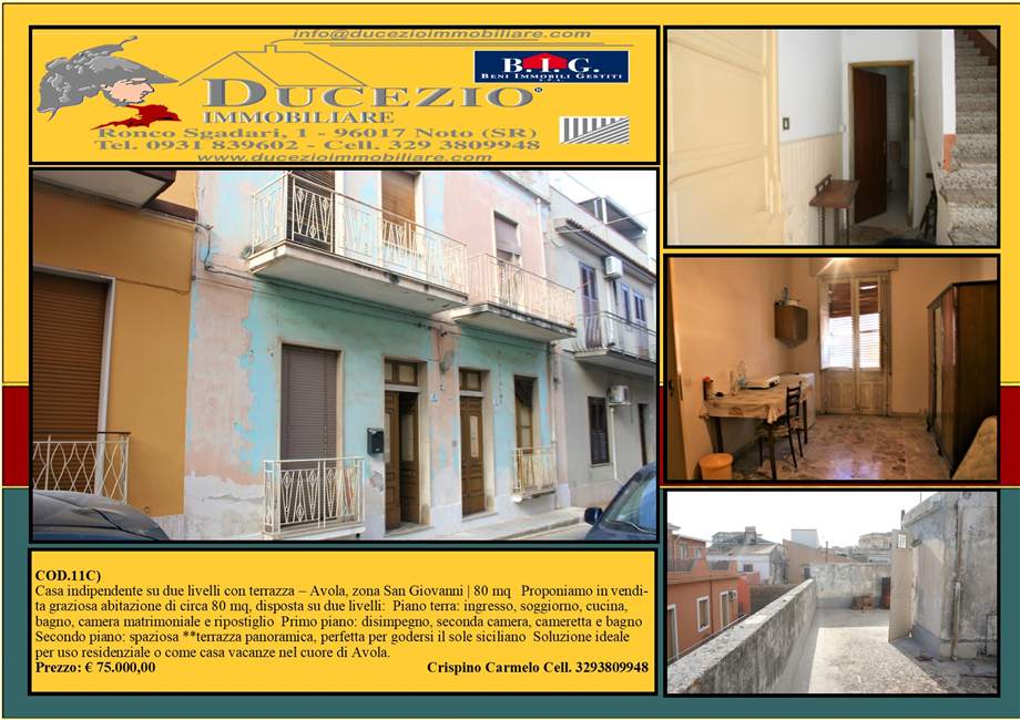 Vendita Casa indipendente Avola #11C n.1