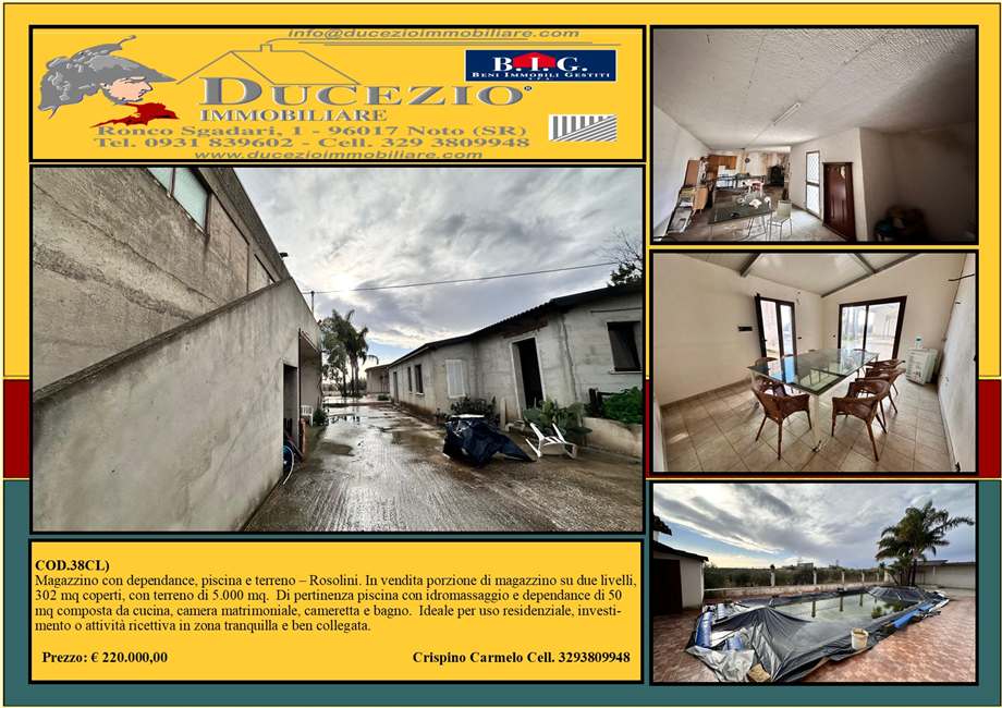 For sale Storage Rosolini #38LC n.1